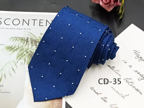 New Classic Blue Black Ties for Men Silk Mens Neckties for Wedding Party Business Adult Neck Tie Casual Solid Tie