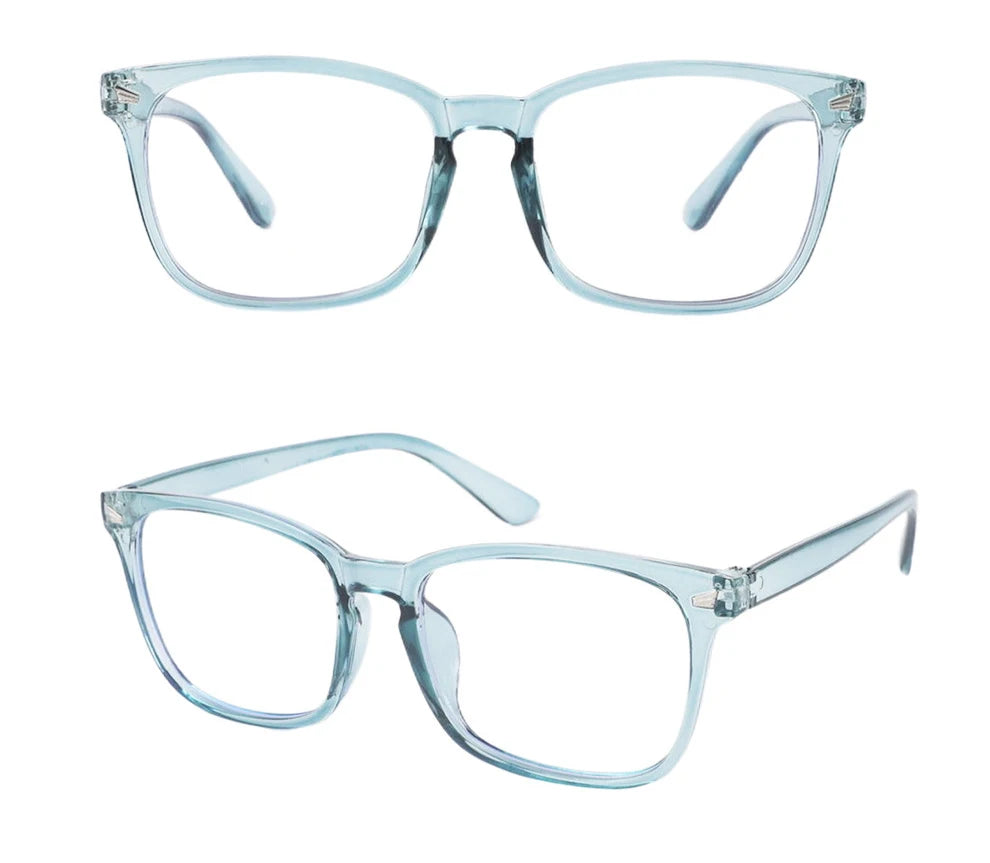 Blue Light Blocking Glasses, Computer Reading/Gaming/TV/Phones Glasses for Formal Business Women Men,Anti Eyestrain & UV Glare