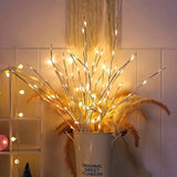 1 PC White Birch Branch Light LED Festive Lights Battery Operated For Christmas Party Wedding Decoration Twig Outdoor Lights