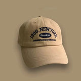 Spring Korean Retro Baseball Hat Women, Autumn and Winter, Wild Ins, Street Letter Embroidery Cap, Summer Couple Men