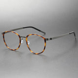 9737 new integrated screwless pure titanium glasses frame