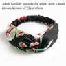 European and American silk elastic elastic cross headband, stylish, simple and versatile headband for parents and children