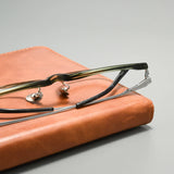 High Quality Luxury Glasses Ultra Light Pure Titanium Men's Eyeglass Frames High-Quality Acetate Prescription Eyeglass Frames