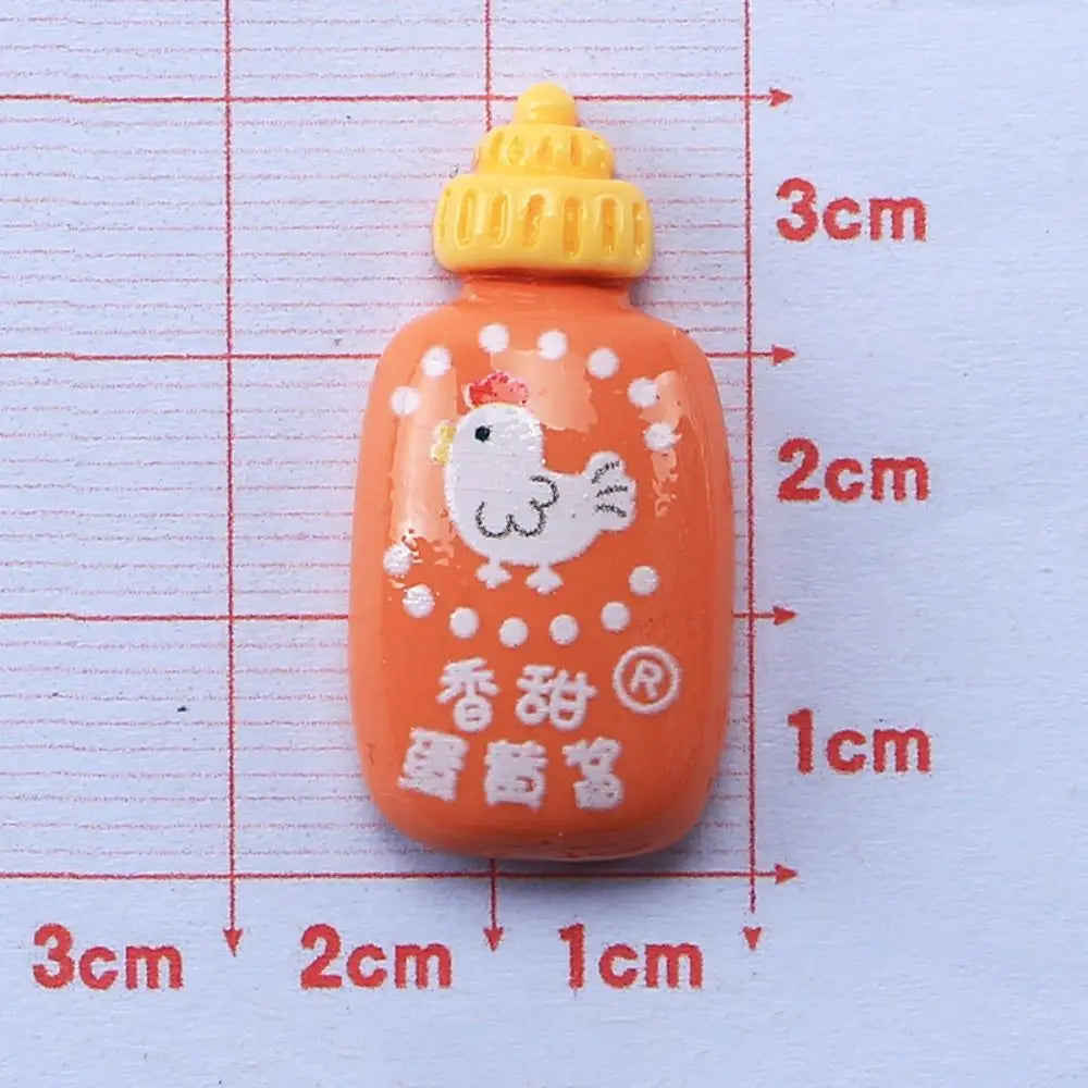8Pcs/set Cute Mini Sauce Bottle DIY Crafts Fashion Jewellery Hairpin Accessories Making Manicure Hairwear Ornament Accessories
