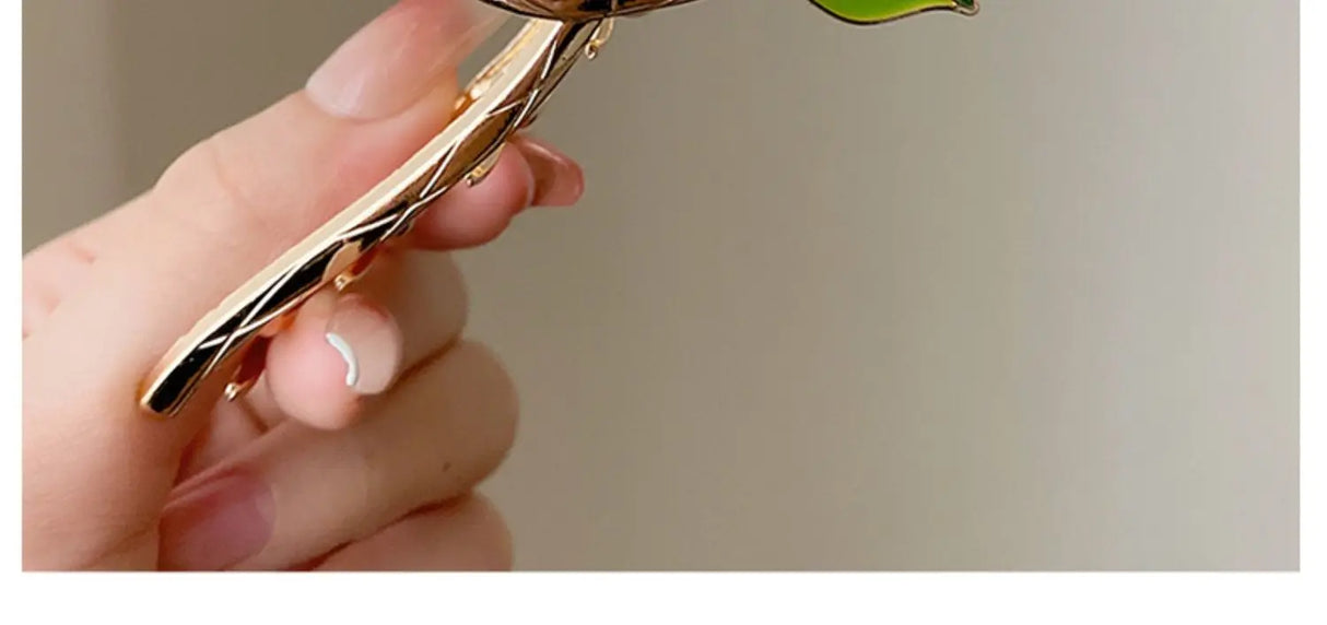 New Women Metal Hair Claw Elegant Gold Flowers Hair Clips Barrette Crab Headband Ponytail Clip Headwear hair accessories tiara