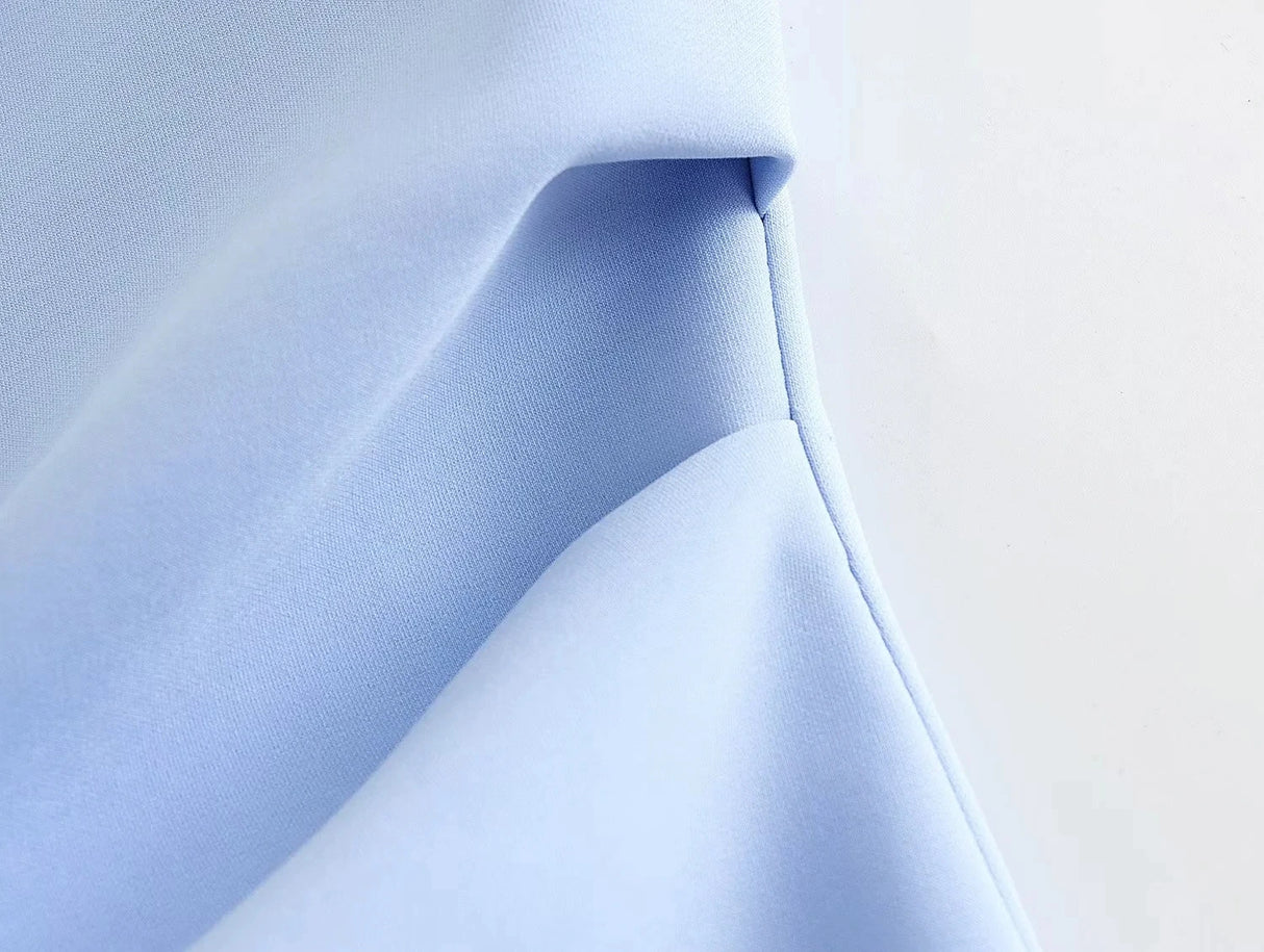 Robe TRAF pour femme, épaules dénudées, corset, courte, froncée, dos nu, bleu, noir, blanc, robe moulante sexy pour femme, robes de soirée