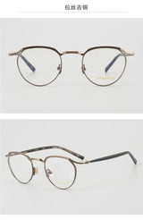 Top Quality Acetate Titanium Optical Glasses Frame Luxury Vintage Computer Eyeglasses Designer Ultra-Light  Eyewear