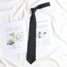 Korean style elegant Ties for men gifts Top clothes accessories Wedding  Black Gray Striped JK Ladies Collar Slim Neck Bow tie