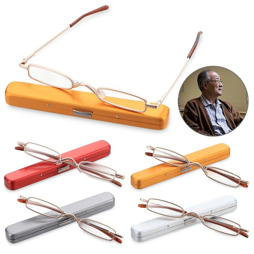 Elderly Slim Small Mini Portable Presbyopia Eyeglasses Reading Glasses Resin Lens Vision Care Hyperopia Eyewear Spectacles