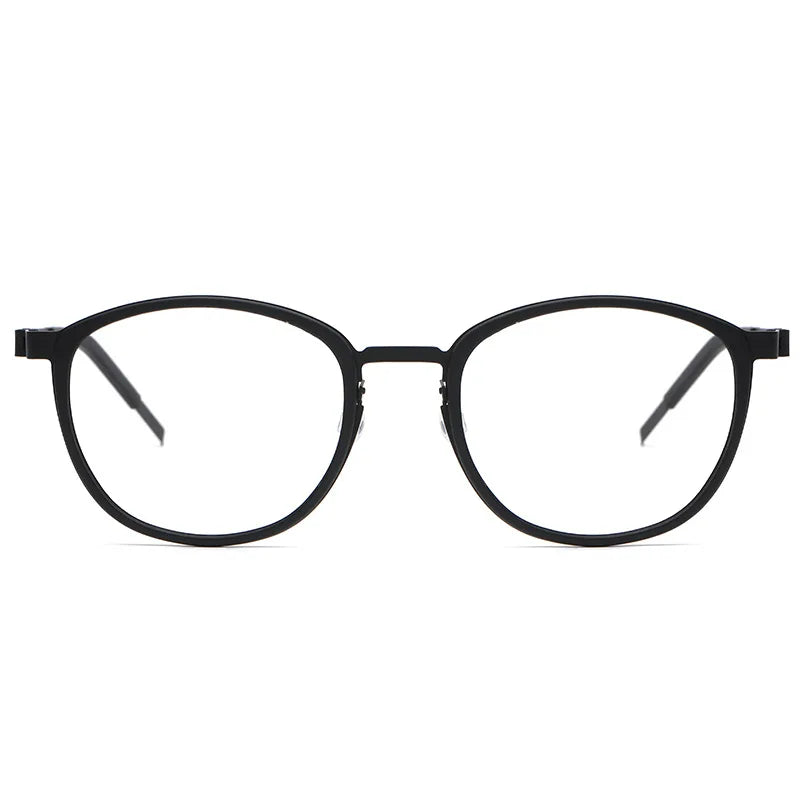 9737 new integrated screwless pure titanium glasses frame