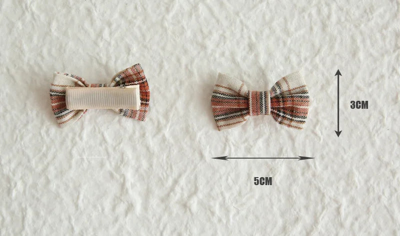 10Pcs/Lot Children's Girl Hairpins Cute Headwear Hair Accessories Bow for Babys Scrunchie Hair Clips Kids Barrettes Headwear