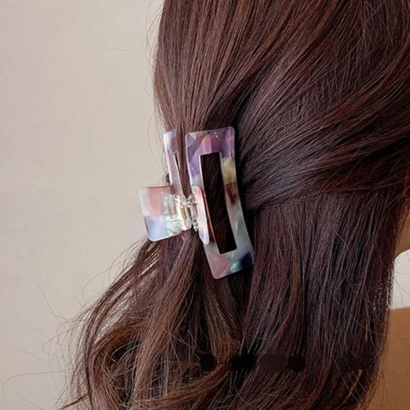 Bilandi Trendy Jewelry Acetate Hair Clip For Women Girl Head Hairpin Resin Hair Claw Headdress Female Hair Accessories