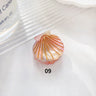 Fashion Shell Hair Claws Hairwear for Women Sweet Cute Mini Shark Clip Crab Clamps Hair Clips Claw Clip Trendy Hair Accessories