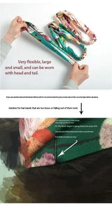 European and American silk elastic elastic cross headband, stylish, simple and versatile headband for parents and children