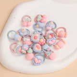 Baby Girls Small Tie Head Rope Children's Rubber Band Does Not Hurt Hair Elastic Hair Bands Kids Hair Chirp Scrunchies Headdress