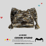Niche Designer Personalized Clown Beanies Cap for Women Autumn and Winter Casual Warm Fashion Versatile Funny Men's Hats