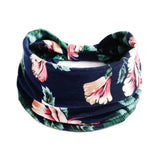 Fashion Boho Ethnic Style Headbands Vintage Knot Elastic Turban Headwrap For Women Girls Hair Band Soft Bandana Hair Accessories