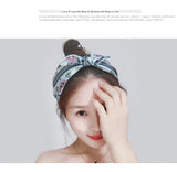 Women Hairbands Wide Female boho ties headband accessories Bow Hair Hoops Headwear Floral Hair Accessories Girl Head Band Lady