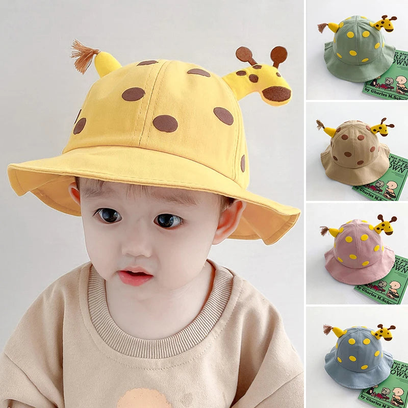 Cartoon Bear Baby Duck Tongue Hat Boy Girl Sunshade Peaked Cap Cotton Children Outdoor Visor Korean Kids Short Brim Baseball Hat