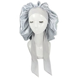 Women Satin Solid Sleeping Hat Night Sleep Cap for Women Shower Caps Waterproof Solid Sleeping Hair Bonnets Adjustable Cap