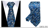 100% Silk Brand Purple Tie Men Necktie High Quality Mix Colors Silk 7.5 cm Gravatas Accessories Wedding April Fool's Day