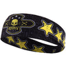 Men Women Sport Headband Skull Ghost Sweat Bandage Elastic Tennis Yoga Gym Headwear Fitness Running Sweatband Hair Accessories