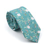 New Men's Floral Neck Ties Casual Cotton Slim Tie Skinny Wedding Party Suit Collar Flower Neckties Gravata Accessories Gift