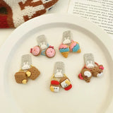 Hair Accessories Girls Bands Bandeau Cheveux Scrunchies Elastic Fille Korean Haarband Rubber Brown Children Gomas Gift Kids