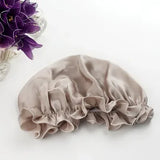 100% Mulberry Silk Nightcap Hair Styling Pure Silk Sleeping Hat Free Shipping