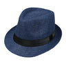 Children Kids Summer Beach Straw Hat Jazz Panama Trilby Fedora Hat Gangster Outdoor Breathable Hats Girls Boys Sunhat