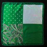 Luxury Mens Handkerchief Silk Accessories Hanky Pocket Squared Handkerchief Pocket Scarf Paisley Polka Dots Party Wedding Prom