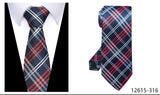 100% Silk Brand Purple Tie Men Necktie High Quality Mix Colors Silk 7.5 cm Gravatas Accessories Wedding April Fool's Day