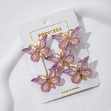 5PCS Sweet Macarons Gradient Color Cute Butterfly Kids Hairpins Children Headwear Princess Barrette Girls Hair Accessories