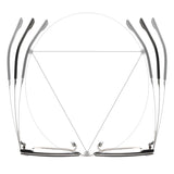 Pure Titanium Frame Glasses Full Rim Eye Glasses Spring Hinges Men Style Shortsighted Spectacles New Arrival Glasses