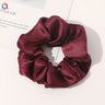 Silk Hair Scrunchies Elastic Hair Bands Not Hurt Hair Women Elegant Headwear Hair Ties Ponytail Holder Hair Rope Rubber Bands