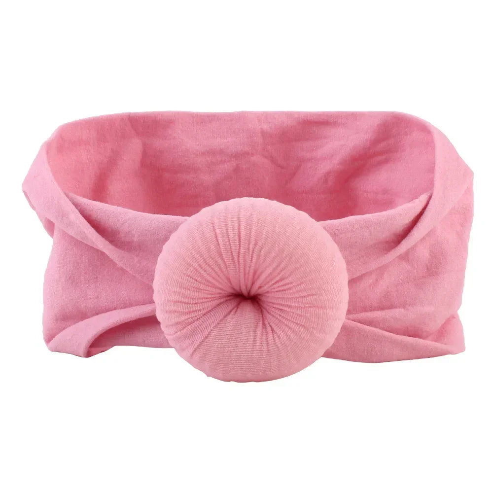 Baby Headband Newborn Girl Headbands Infant Turban Toddler Hair Accessories Nylon Cotton Headwrap Hair Band Cute Kawaii Soft