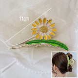 New Sweet Flower Durian Hair Claw Clip Ponytail Grab Hair Clips Shark Clip Woman Hairpins For Girl Hair Accessories Headdress