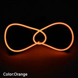 LED Acrylic Bow Tie Light up LED Men Bow Tie Luminous Bow tie Costume Men Ties DJ Dance Glow Decoration Novelty Gift LED Cravat