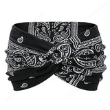 Twisted Wide Headbands for Women Extra Large Turban Workout Headband Fashion Yoga Hair Bands Boho Twisted Thick Hair Accessories