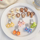 Hair Accessories Girls Bands Bandeau Cheveux Scrunchies Elastic Fille Korean Haarband Rubber Brown Children Gomas Gift Kids