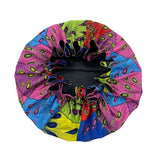 Double Layer Silky Satin Bonnet Women Sleeping Cap Large Reversible Satin Linned Night Sleep Headwrap Hat Hair Wrap Accessories