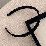 2pc European and American Red Black Velvet Headband Women Girls Hair Bands Elegant Hairband for Holiday Party Hair Accessories