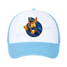 Paw Patrol Skye Kids Baseball Cap Marshall Rubble Girl Peak Cap Cartoon Boy Chase Rocky Mesh Cap Parent-child Summer Sunhat Gift