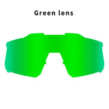 KE9022 Full Red Blue Green Polarized Lens Photochromic Replacement Lenses Cycling Bicycle Sun Glasses Eyewear frame Suitable