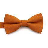 High Quality Mens Solid Color Bowtie Set For Men Children Wedding Party Dinner Accessory Pink Orange Father-son Bow Tie Gift