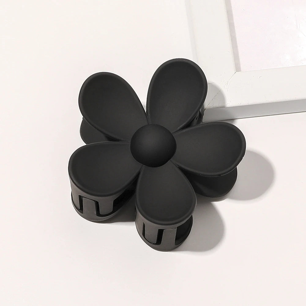 Fashion Flower Claw Clips for Women Sweet Girls Hair Claw Big Flower Hair Clamps Lady Crab Clips Hair Accessories for Women
