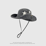Chapeau de pêcheur rétro style Spice Girls des années 2000, casquette de soleil de cow-boy d'été, casquette de voyage, photo Bob Panama, chapeau de seau de randonnée en plein air pour femmes