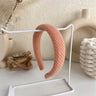 2022 Gentle Pink Womans Hairbands Girl Sweet Plush Wide Side Sponge Headband Hair Hoop Fashion Simple Solid Color Hair Accessory