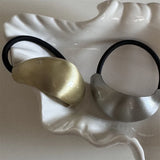 irregular and minimalist curved elastic hairrope retro fashion and personality head rope temperament and versatile rubber band