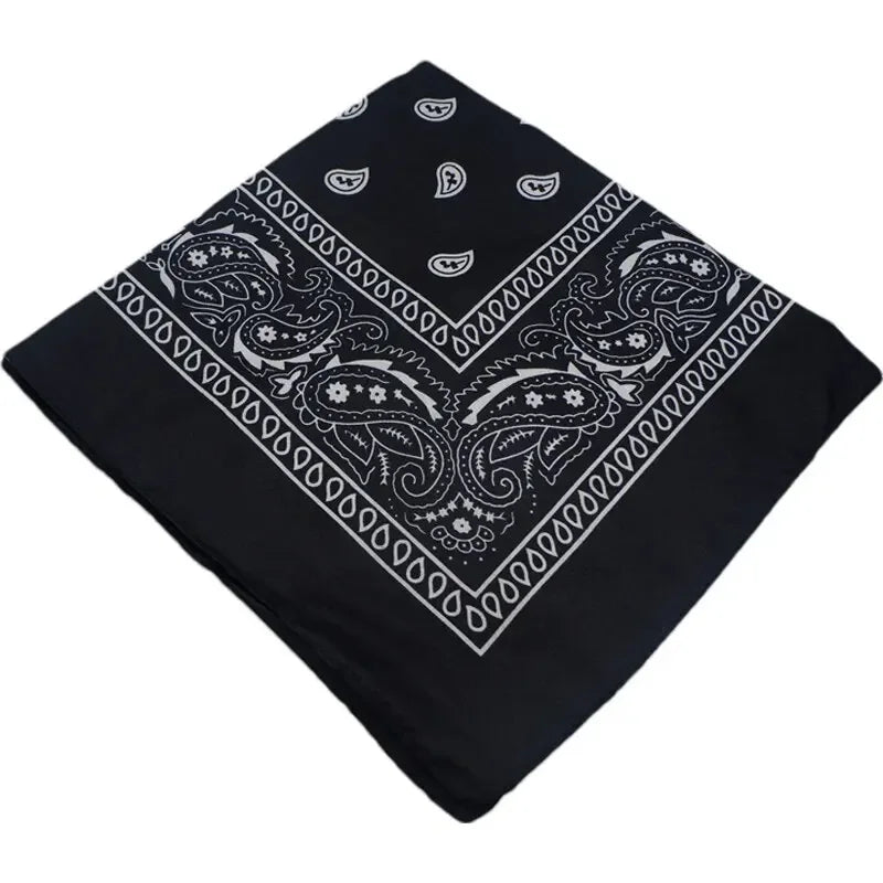 Fashion Bohemian Print Bandana Hair Bands Hip Hop Man Women Outdoor Unisex Headbands Band Wrist Wraps Face Mask Handkerchief